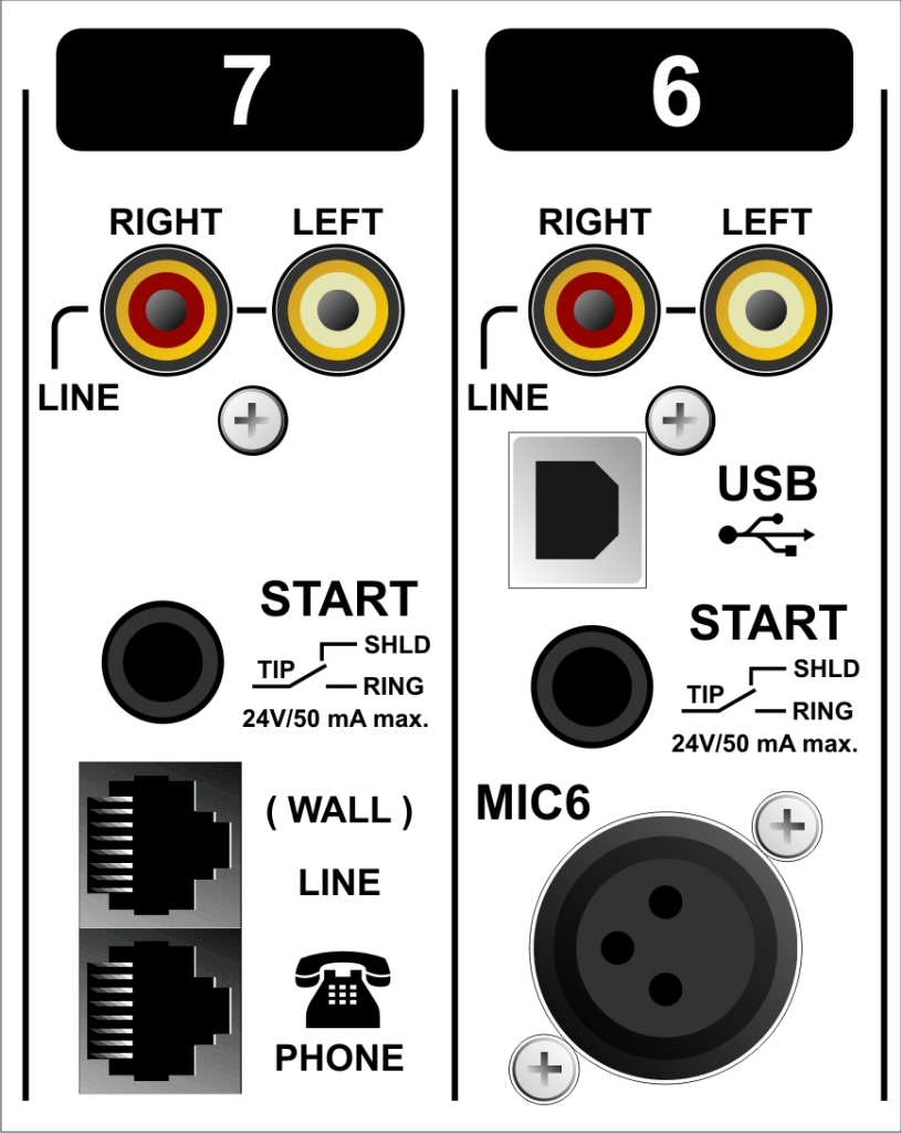 AIRMATE12USB 2x TELCO MIXER